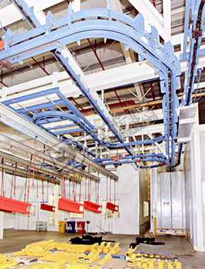 汽車(chē)提升機(jī)涂裝生產(chǎn)線(xiàn)